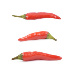 Red italian pepper isolated
