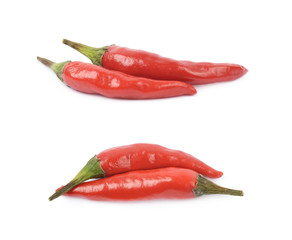 Red italian pepper isolated