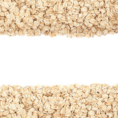 Copyspace oatmeal backdrop composition