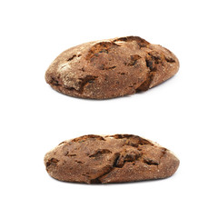 Whole loaf of bread isolated