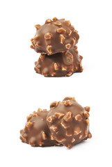 Chocolate confection candy isolated