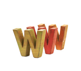 World wide web acronym isolated