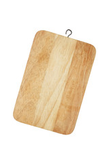 rectangle cutting board isolated on white