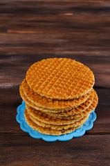 Traditional Dutch waffles