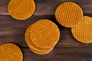 Traditional Dutch waffles