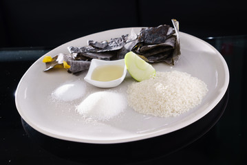 ingredients for sushi