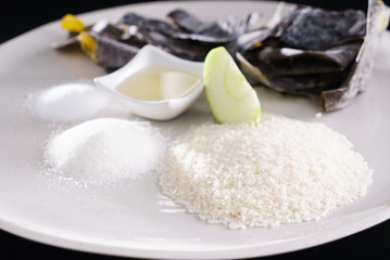ingredients for sushi