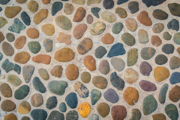 Stone wall texture background .