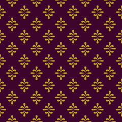 Vintage floral seamless pattern.