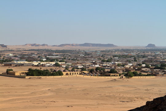 Die Oasenstadt Kerma im Sudan 