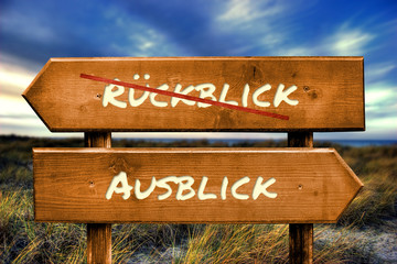 Schild 129 - Ausblick