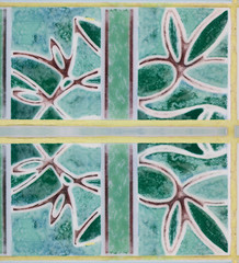 Colorful set of ornamental tiles from Portugal