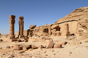Die Tempel Ruinen am Jebel Barkal