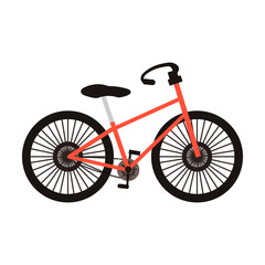 sport bike flat icon