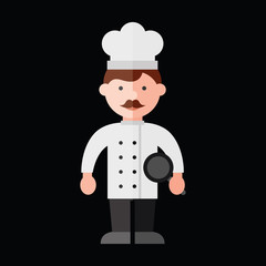 cook flat icon