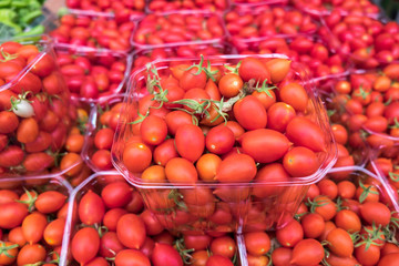 Organics cherry tomatoes at city market