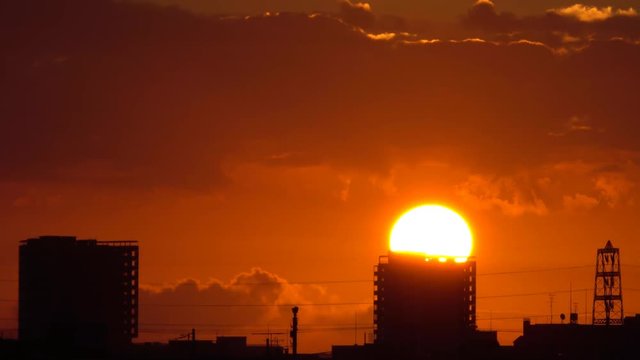 4K・夜明けの太陽・タイムラプス_3-550