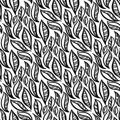 Abstract leaves pattern