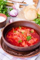 Beetroot soup - borscht
