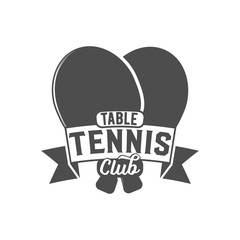  ping pong emblem, label, badge and designed elements