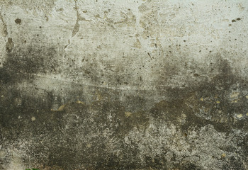 Old brick wall with plaster and decal