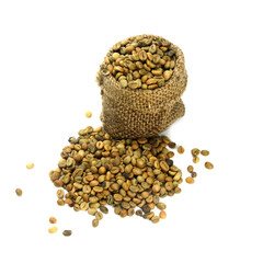 raw coffee bean
