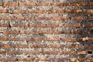 Stone Brick Wall Texture with copy space. May be used as background
