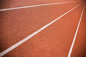 Fototapeta premium Running lanes in perspective