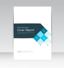 Vector design for Cover Report Brochure Flyer Poster in A4 size