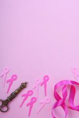 Pink Ribbon Charity Background.