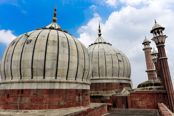 Fototapeta na wymiar Jama Masjid, New Delhi, Inida.