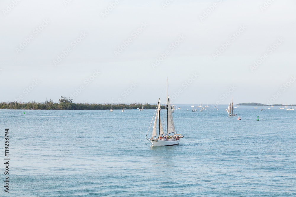 Poster Schooner Crossing Bay