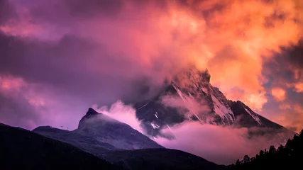 Selbstklebende Fototapete Matterhorn Matterhorn