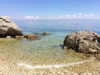 Little beach in Greece
