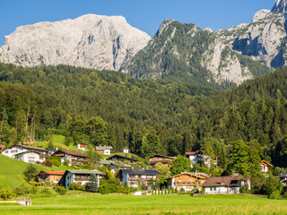 Fototapeta na wymiar Berchtesgadener Land in Bayern