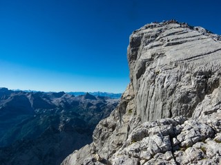 Fototapeta premium Watzmann Hocheck Gipfel