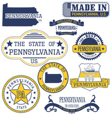 Pennsylvania generic stamps and signs
