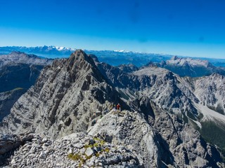 Watzmann Überschreitung Grat zum Südgipfel