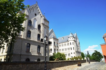 Fototapeta na wymiar Le palais château de l'Archevêque, Gyor Hongrie 2016