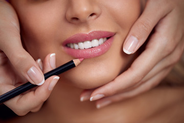 Naklejka premium professional make-up