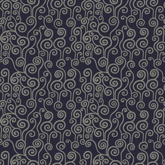 Abstract curl wallpaper design seamless background pattern