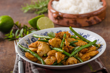 Stir fry chicken
