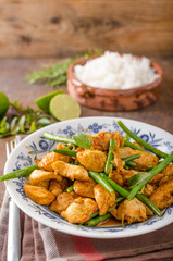 Stir fry chicken