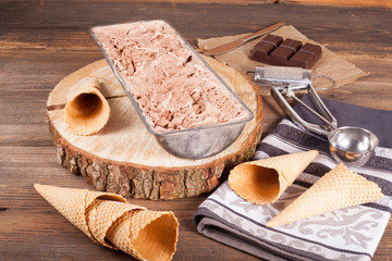 Schokoladeneis selbstgemacht