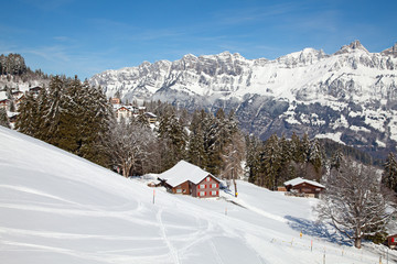 Skiing slope