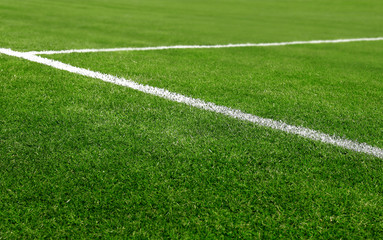 Fototapeta premium Green field for sport games