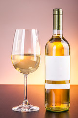 White wine mockup