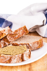 Olive pate appetizer vertical