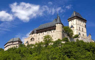 Fototapeta na wymiar Royal castle Karlstejn, Czech Republic.