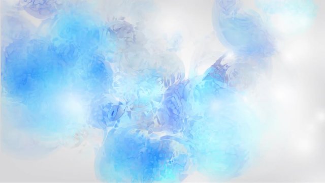 4K UHD animation - SPRAY PAINT EFFECT - BLUE COLOR